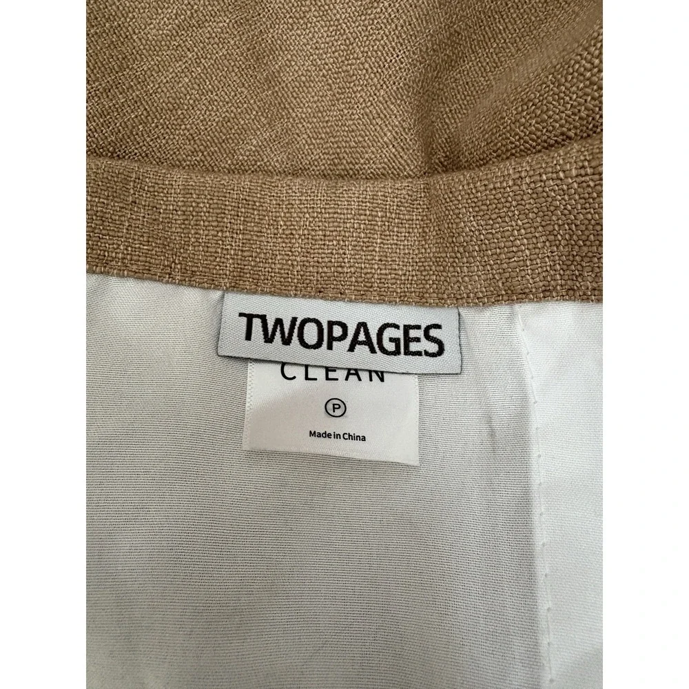 2 Pinch Pleat Drapes 11 pleats brown‎ tan 64